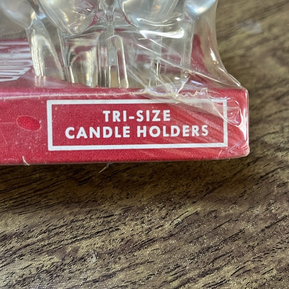 Anchor Hocking Nova Vintage Fine Glassware Tri-Size Candle Holders Original Box - Picture 9 of 13